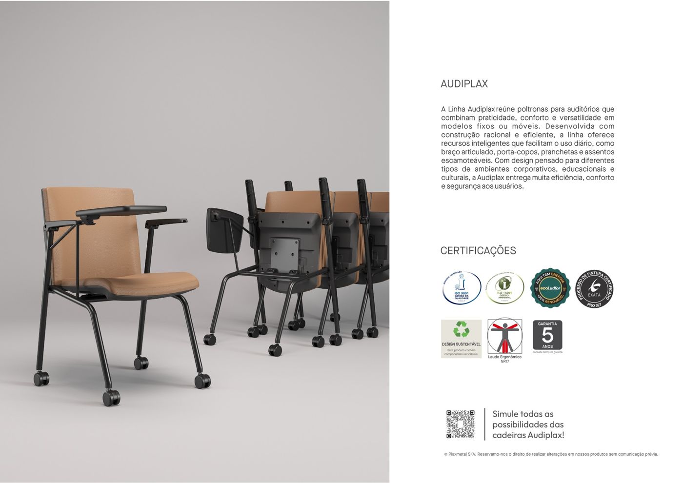 Outra imagem da linha audiplax