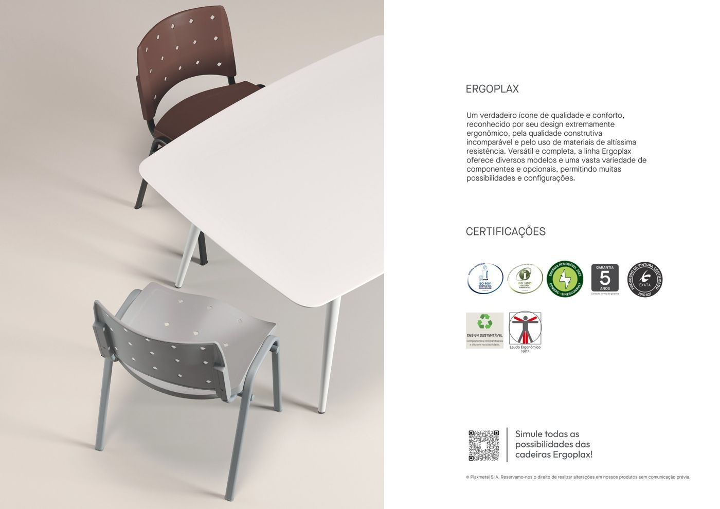 Outra imagem da linha ergoplax